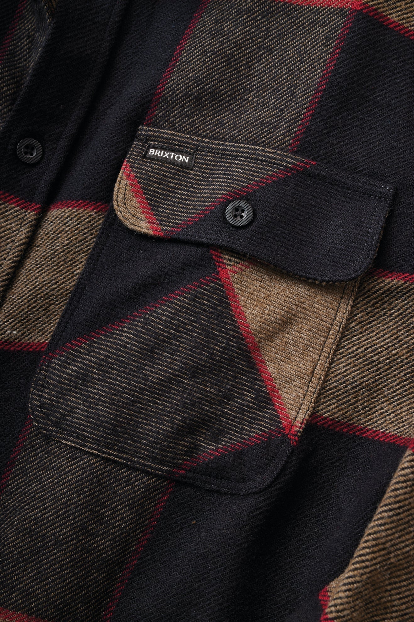 Bowery L/S Flannel - Heather Grey / Charcoal